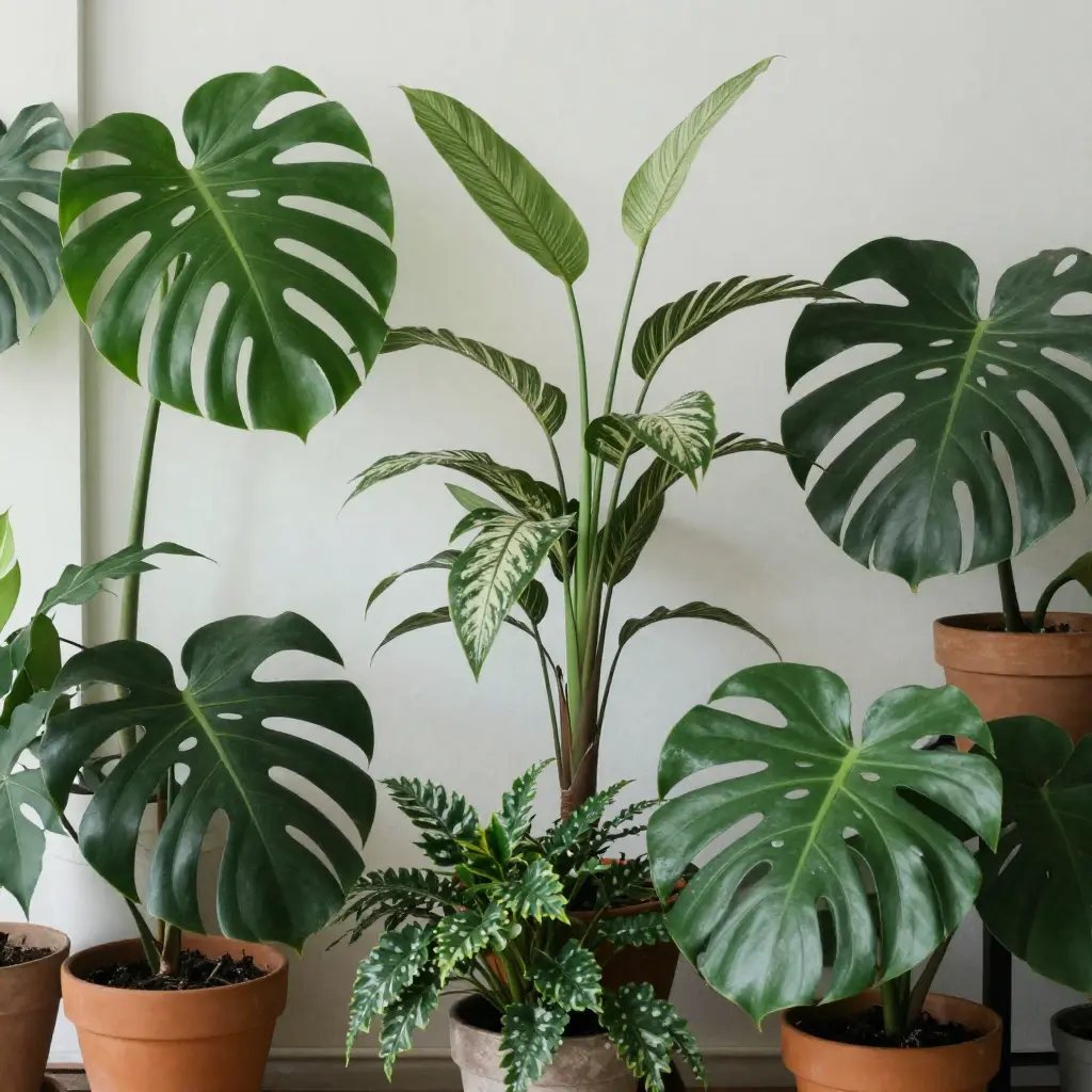 Indoor plants collection  